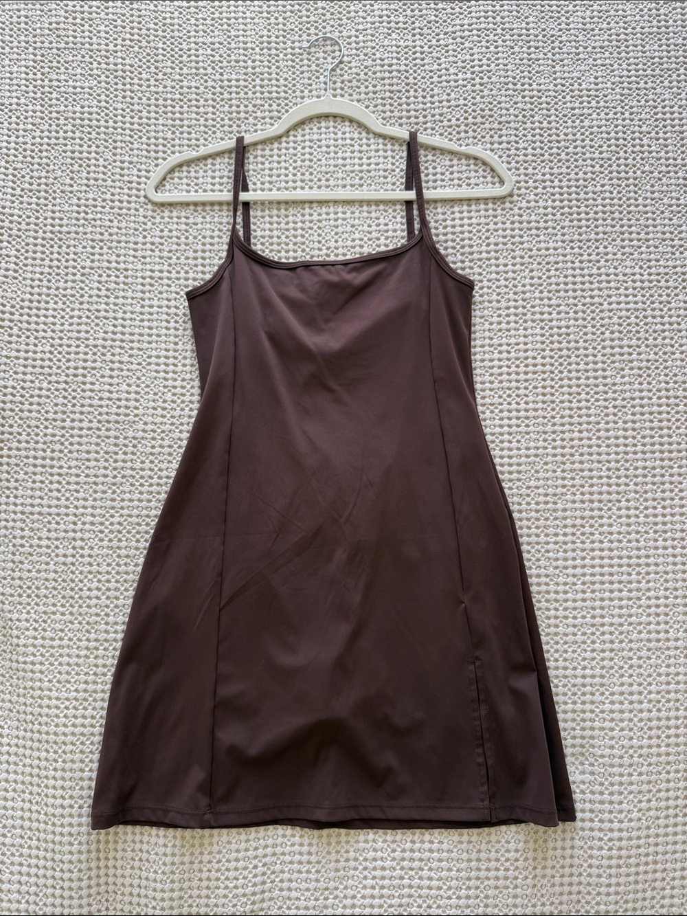 Brown Tennis with Spaghetti Straps